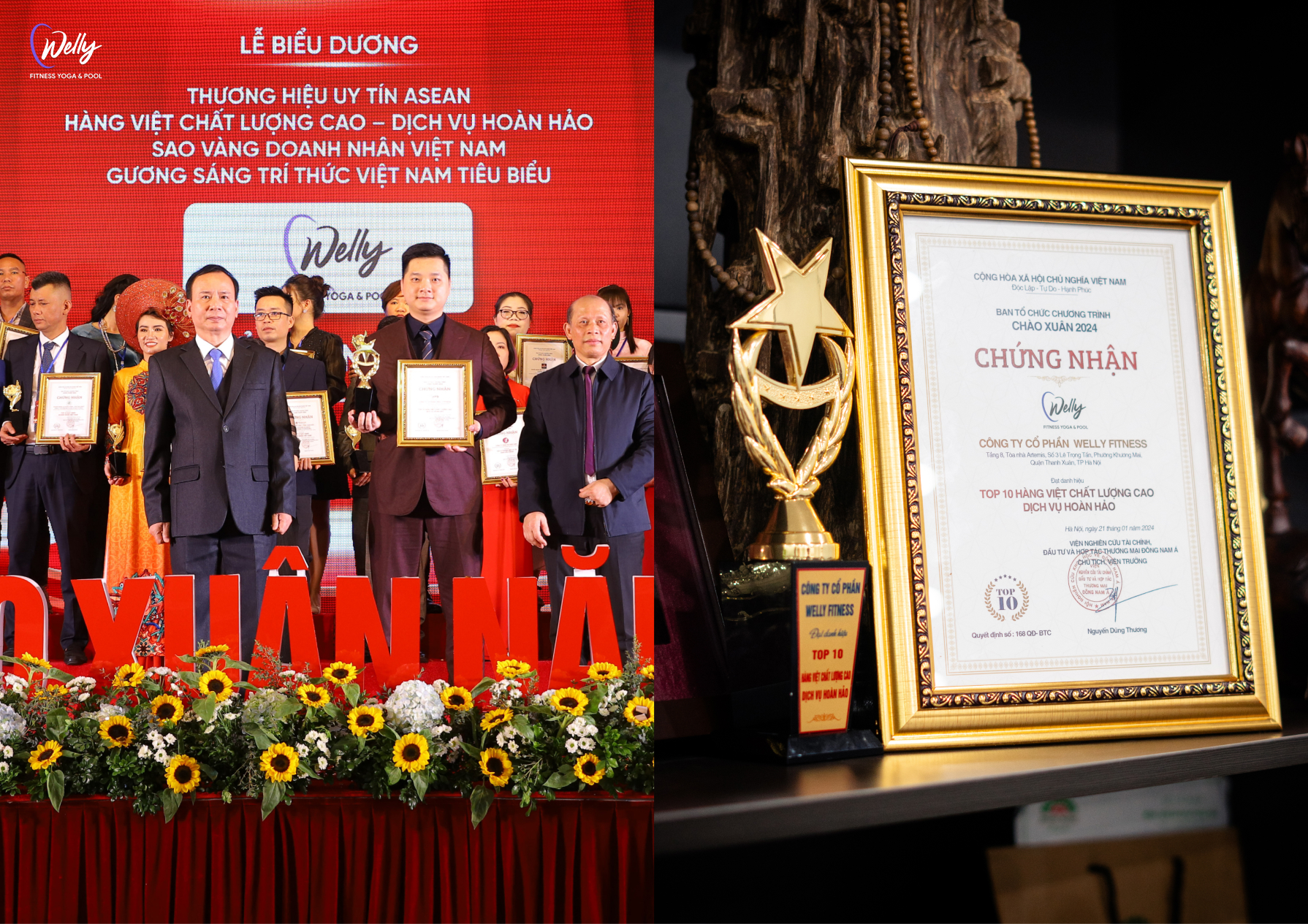 Chủ tịch Đỗ Trọng Mạnh vinh dự nhận giải thưởng Top 10 Thương hiệu uy tín ASEAN